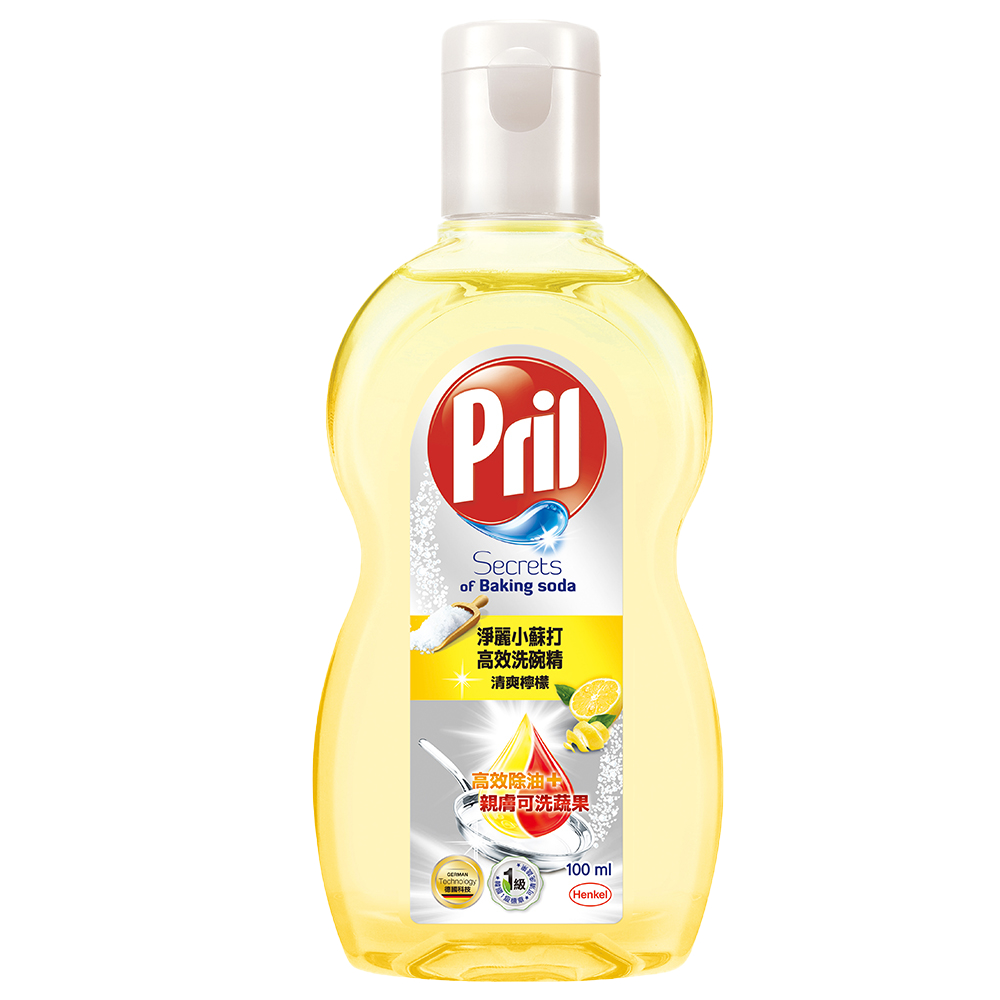 Pril淨麗小蘇打高效洗碗精—檸檬