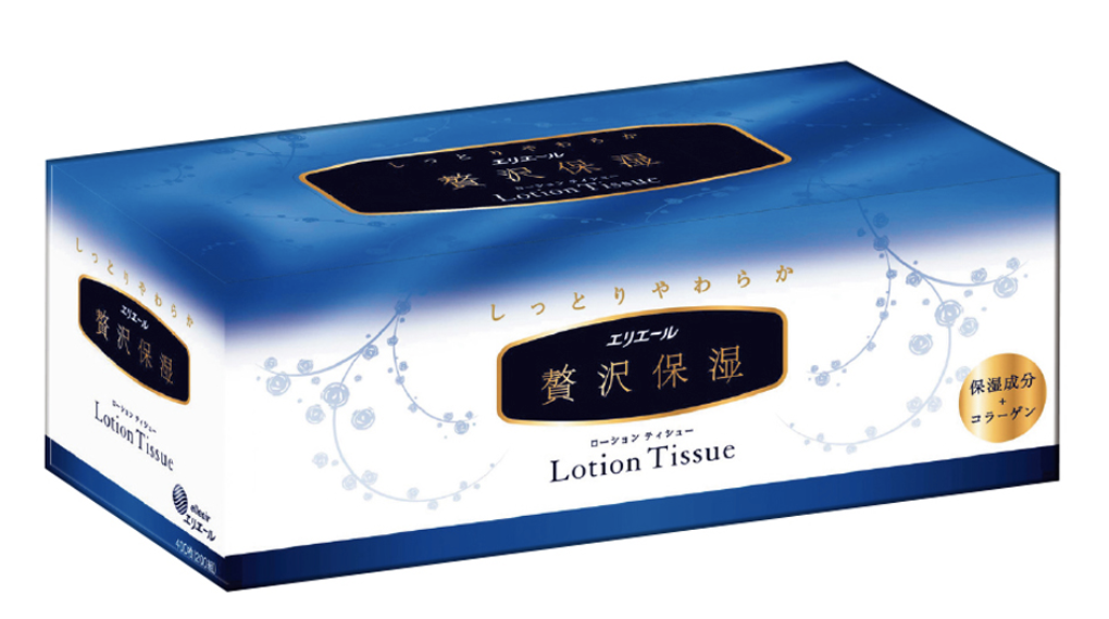 奢侈保濕柔霜面紙